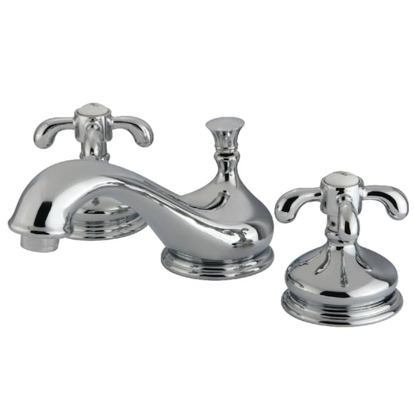 KS1161TX 8" Widespread Bathroom Faucet, Polished Chrome